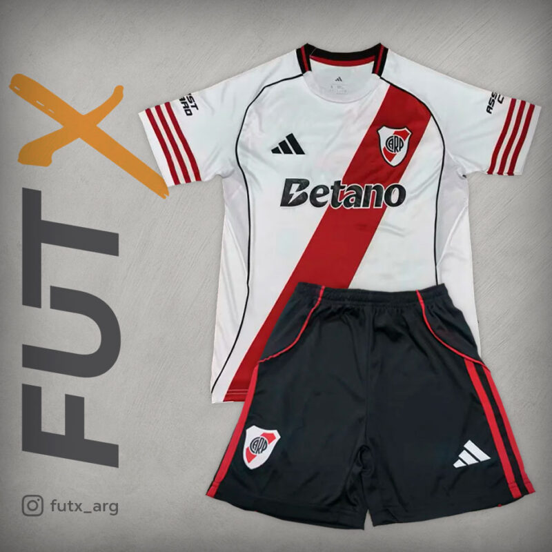 KIT NIÑO RIVER PLATE 25/26 LOCAL