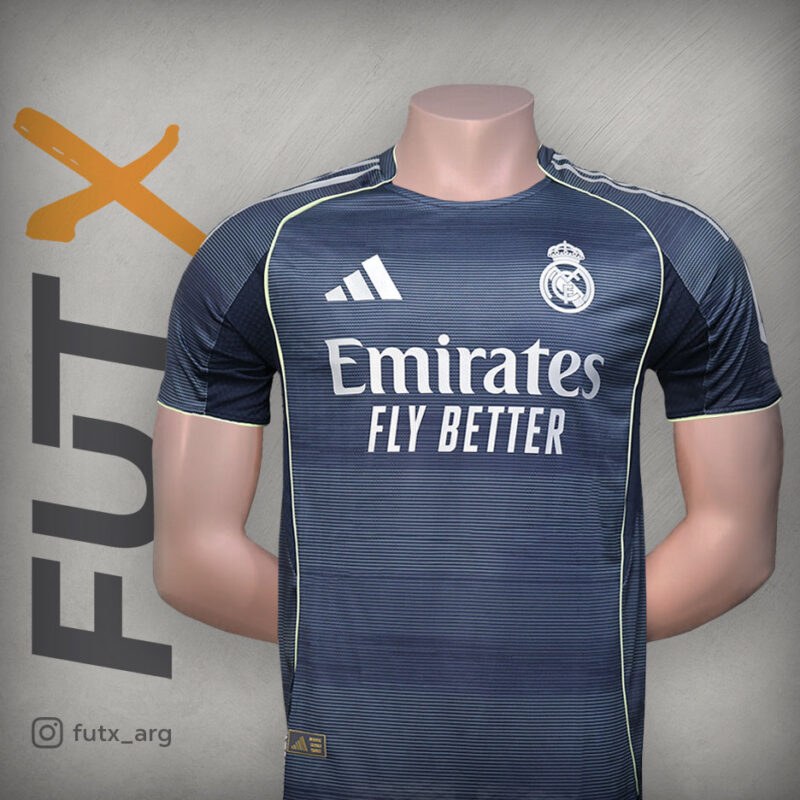 CAMISETA REAL MADRID 25/26 VISITANTE VERSION JUGADOR