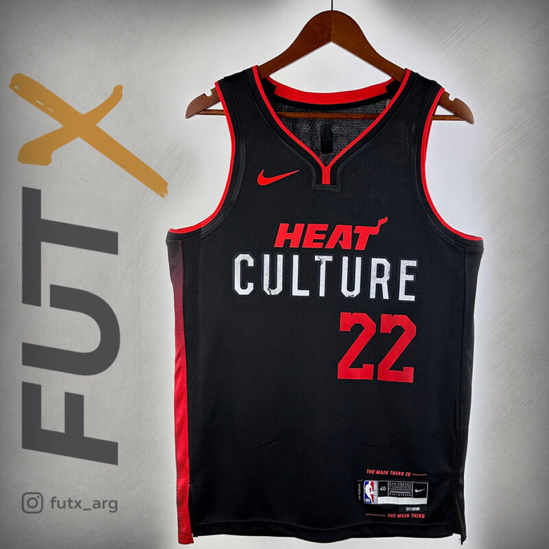 CAMISETA NBA MIAMI HEAT 23/24 NEGRA