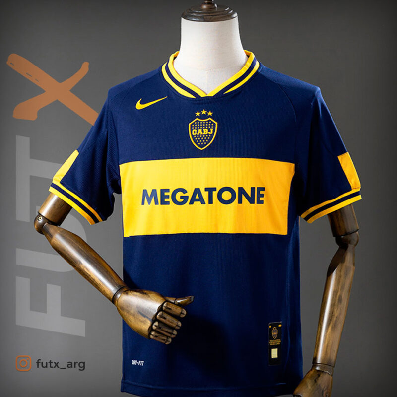 CAMISETA BOCA JUNIORS 2007 RETRO (LIBERTADORES)