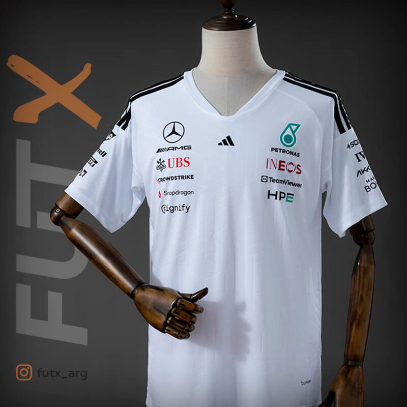 CAMISETA F1 MERCEDES 2026 BLANCA