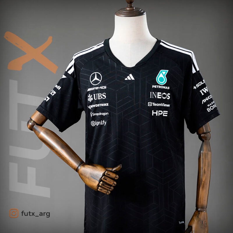 CAMISETA F1 MERCEDES 2026 NEGRA